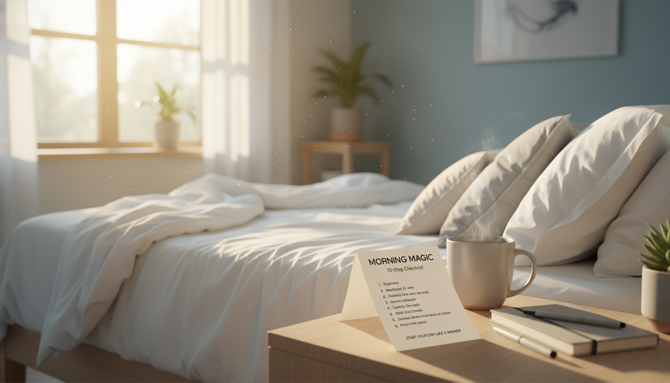 10-Step Morning Magic Checklist for Calm, Focused Days