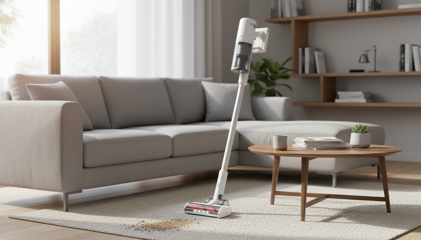 150AW Cordless Stick Vacuum: LED Display, 60-Min Run