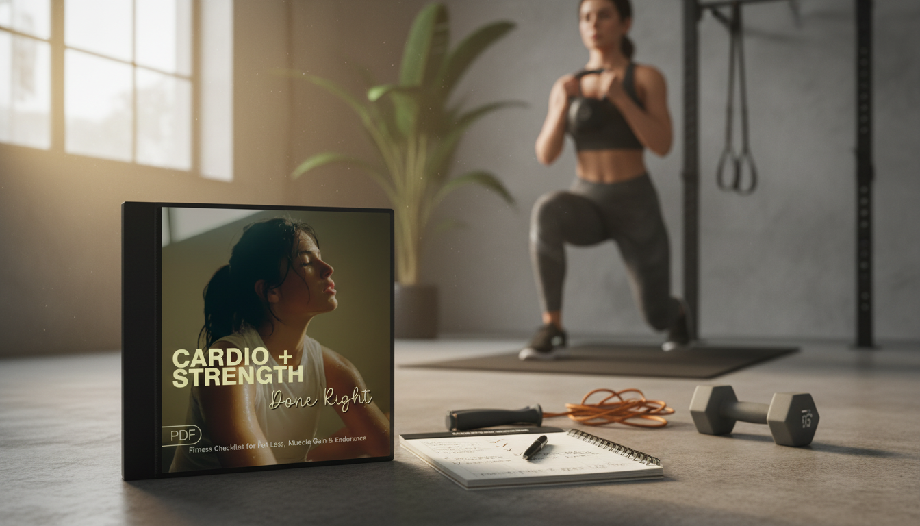 Cardio + Strength: Weekly Plan to Burn Fat & Build Muscle