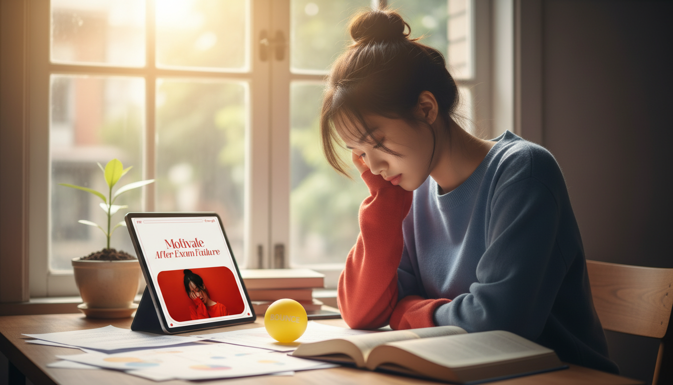 After Exam Failure: How to Motivate a Student to Bounce Back