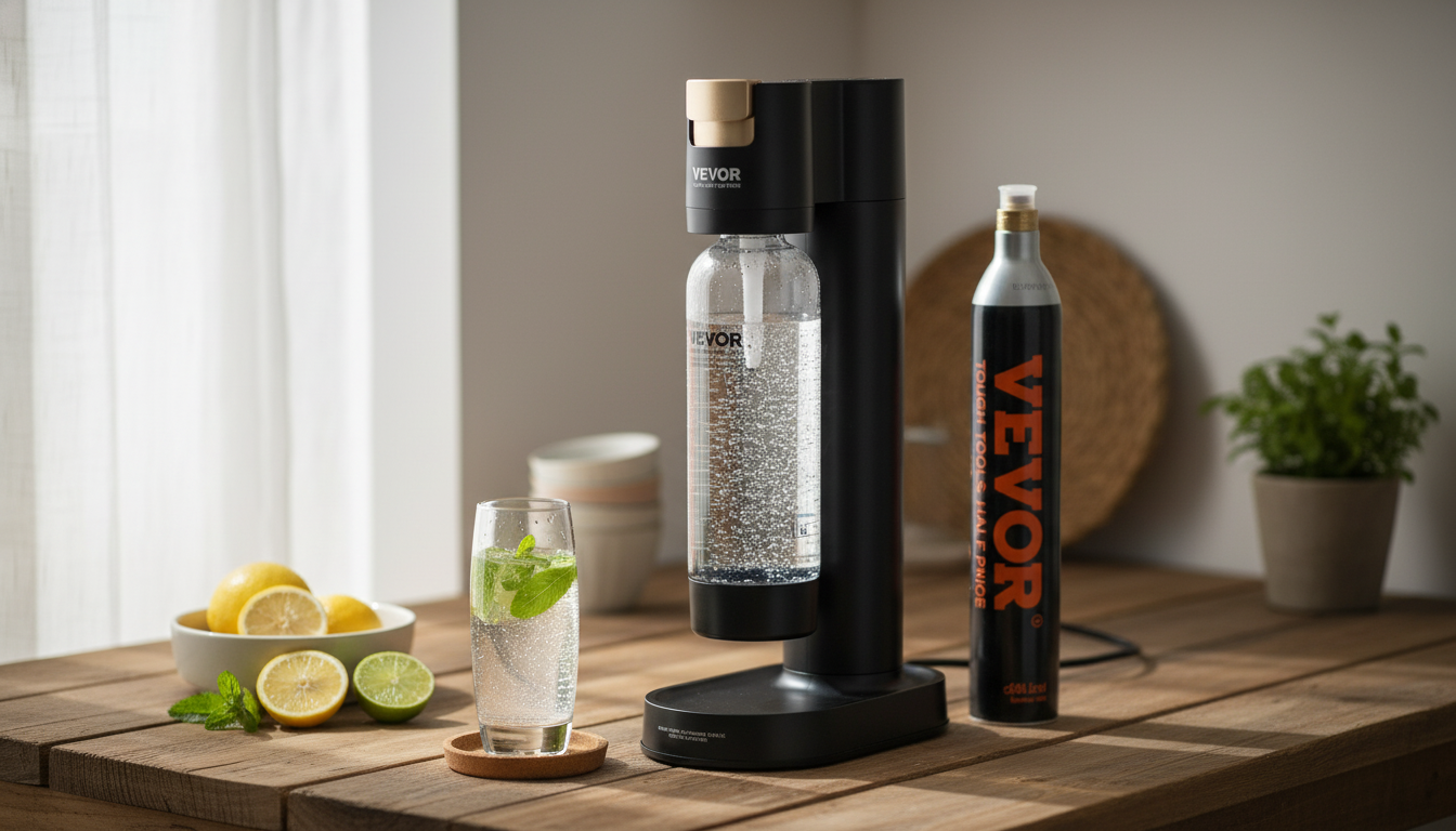 Manual Home Sparkling Water Maker: Fresh Fizz Anytime