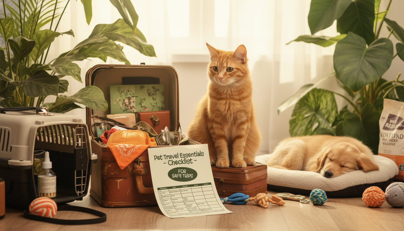 Pet Travel Essentials Checklist: Safe Road Trips & Vacations