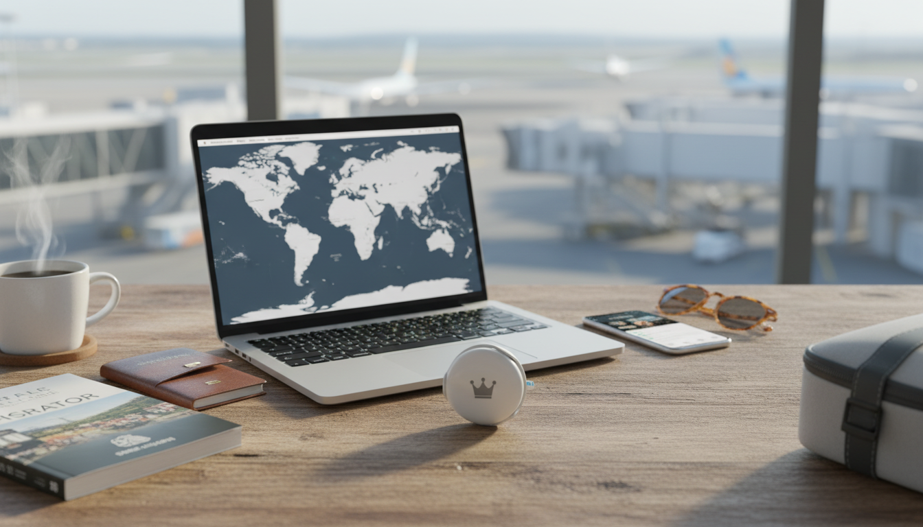Slim ABS AirTag Case: Hard Shell Protection for Travel