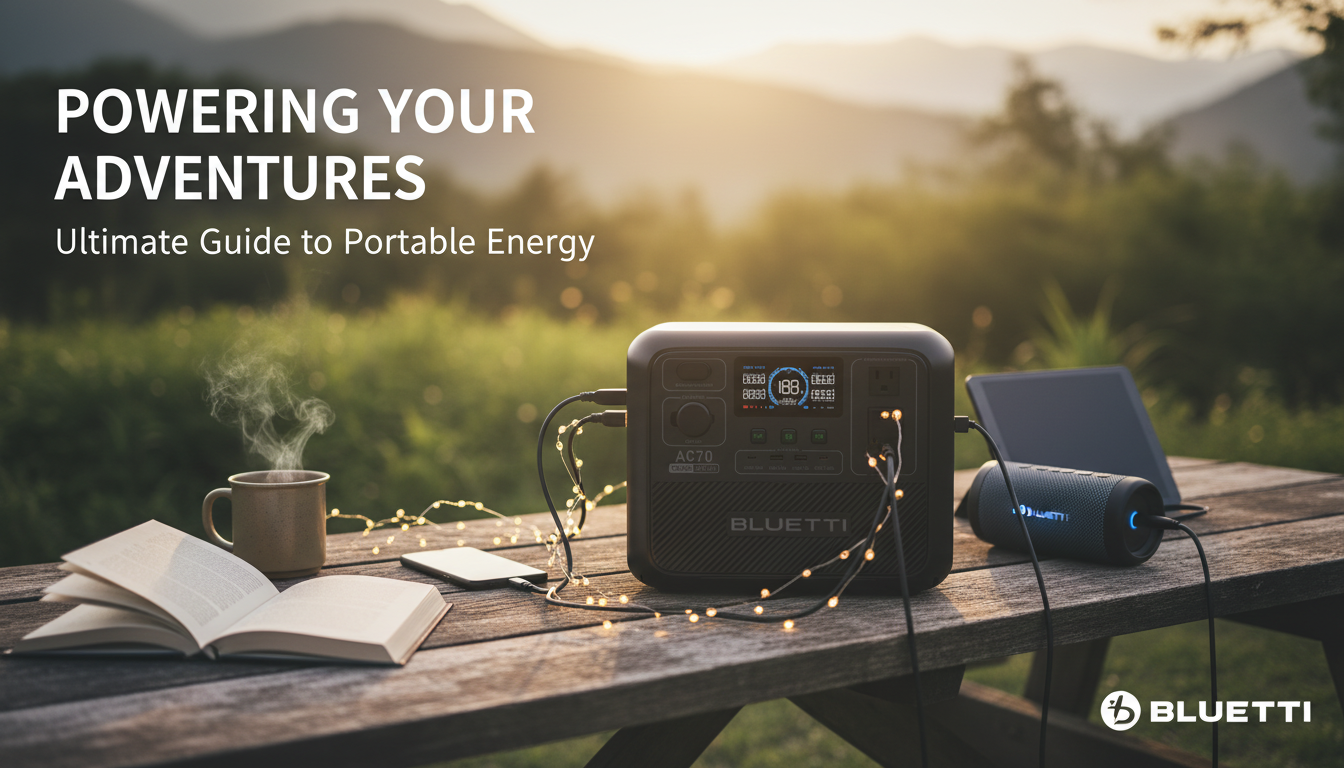 1000W Solar Portable Power Station for Camping & Backup