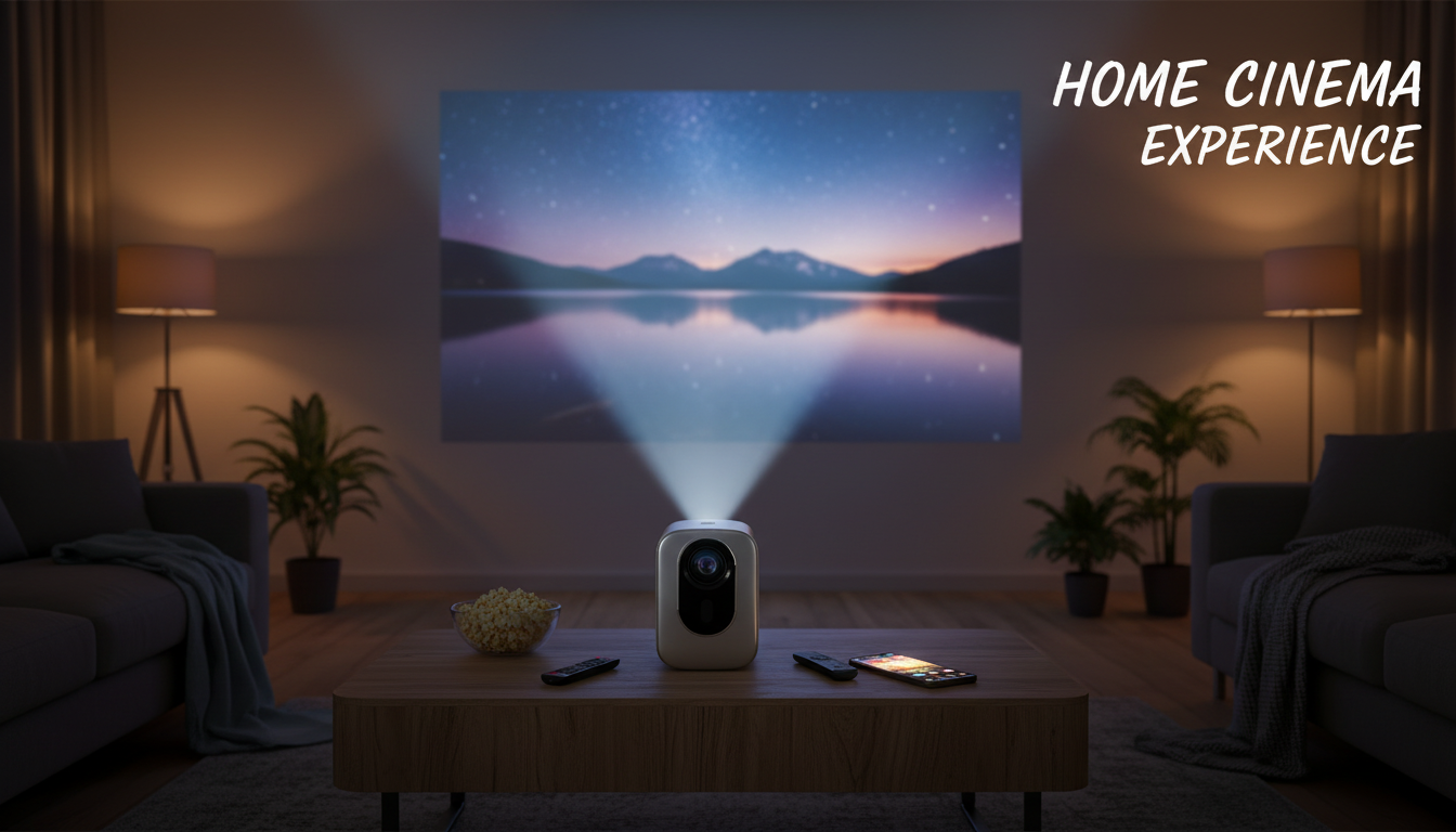1080p Smart Projector: HDR10, WiFi 6, Bluetooth + Netflix