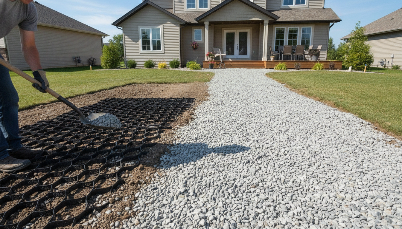 3-Inch Ground Grid Stabilizer: Driveways to Patios