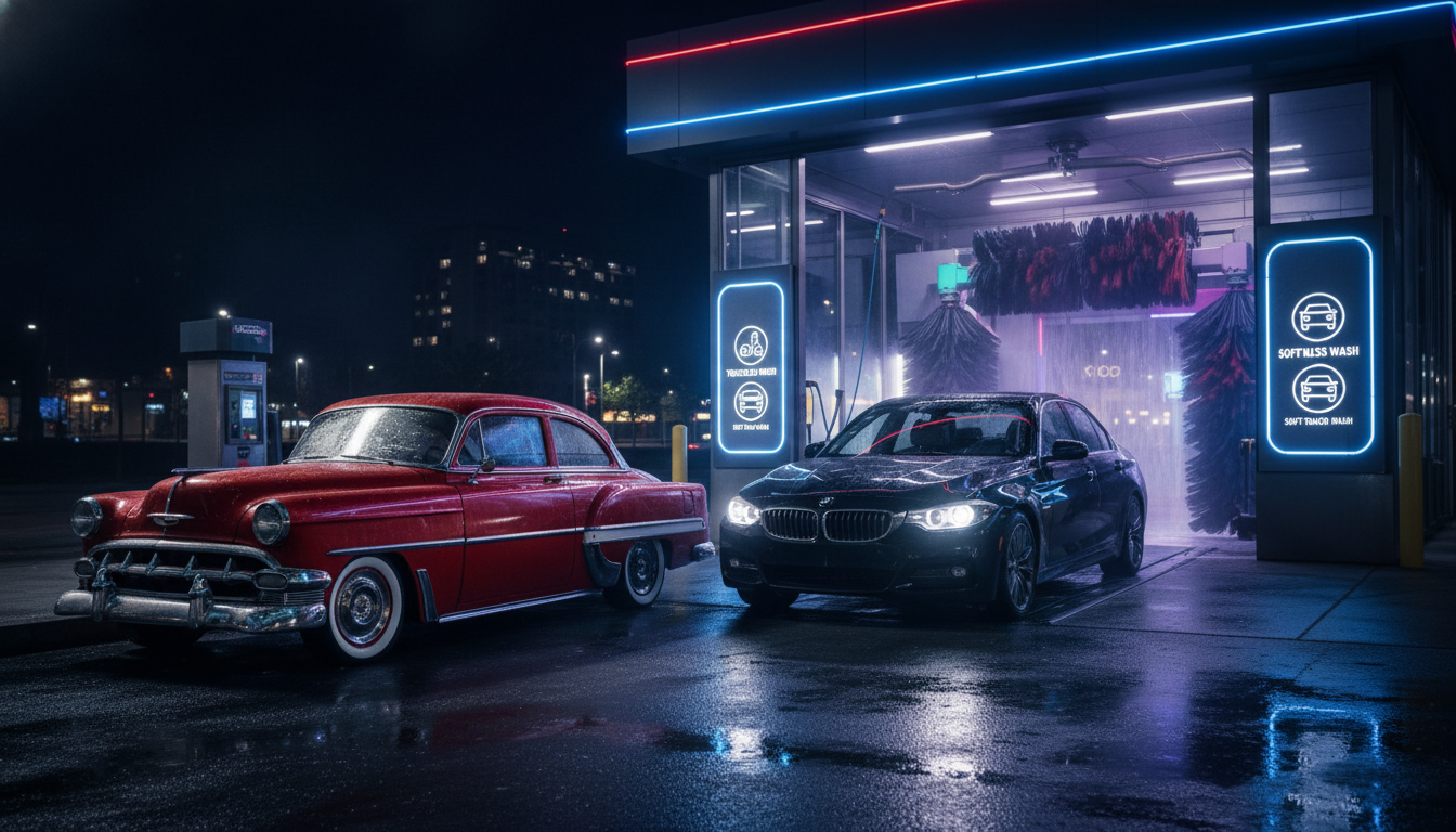 Automatic Car Wash Guide: Touchless vs Soft-Touch