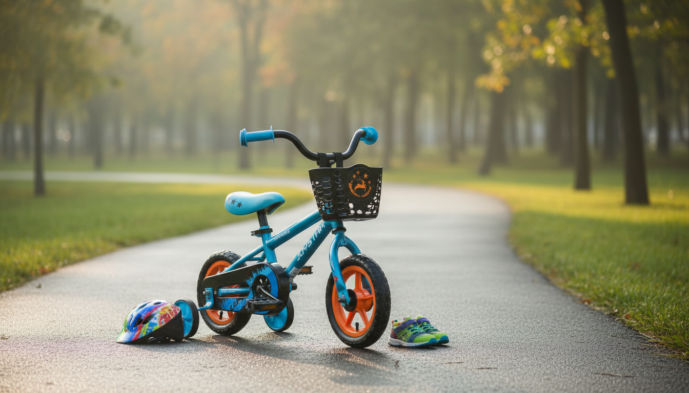 Graffiti Kids Bike: Basket & Training Wheels Guide