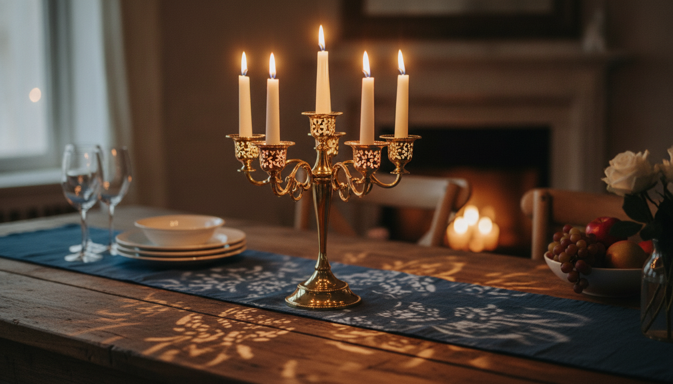 Hollow Metal Candle Holders for Patterned Candlelight
