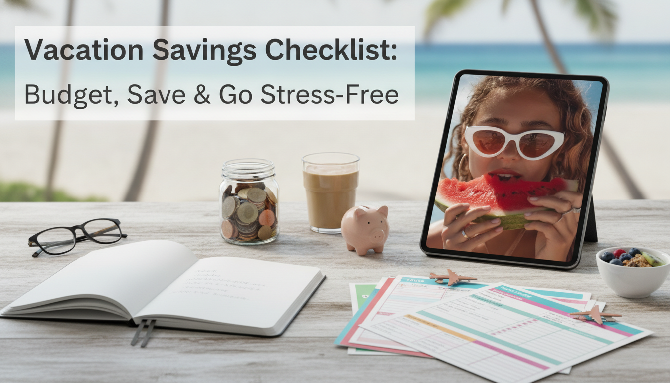 Vacation Savings Checklist: Budget, Save & Go Stress-Free
