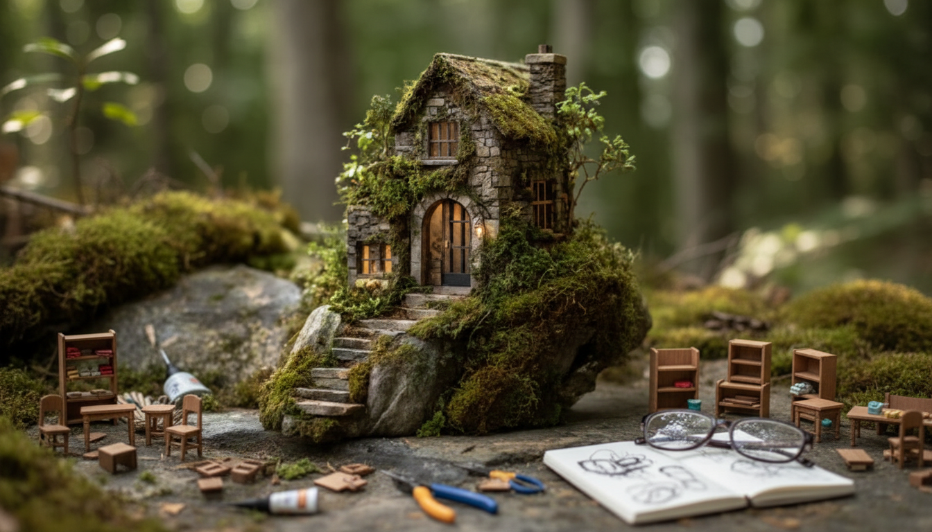 Dollhouse Making for Beginners: Mini Room & Furniture Guide