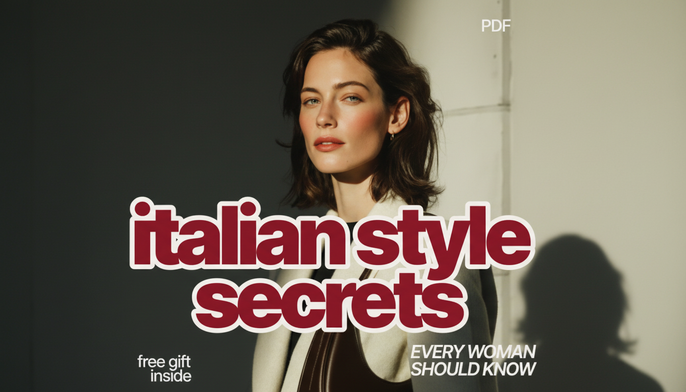 Italian Style Secrets: Tailored, Timeless Everyday Chic