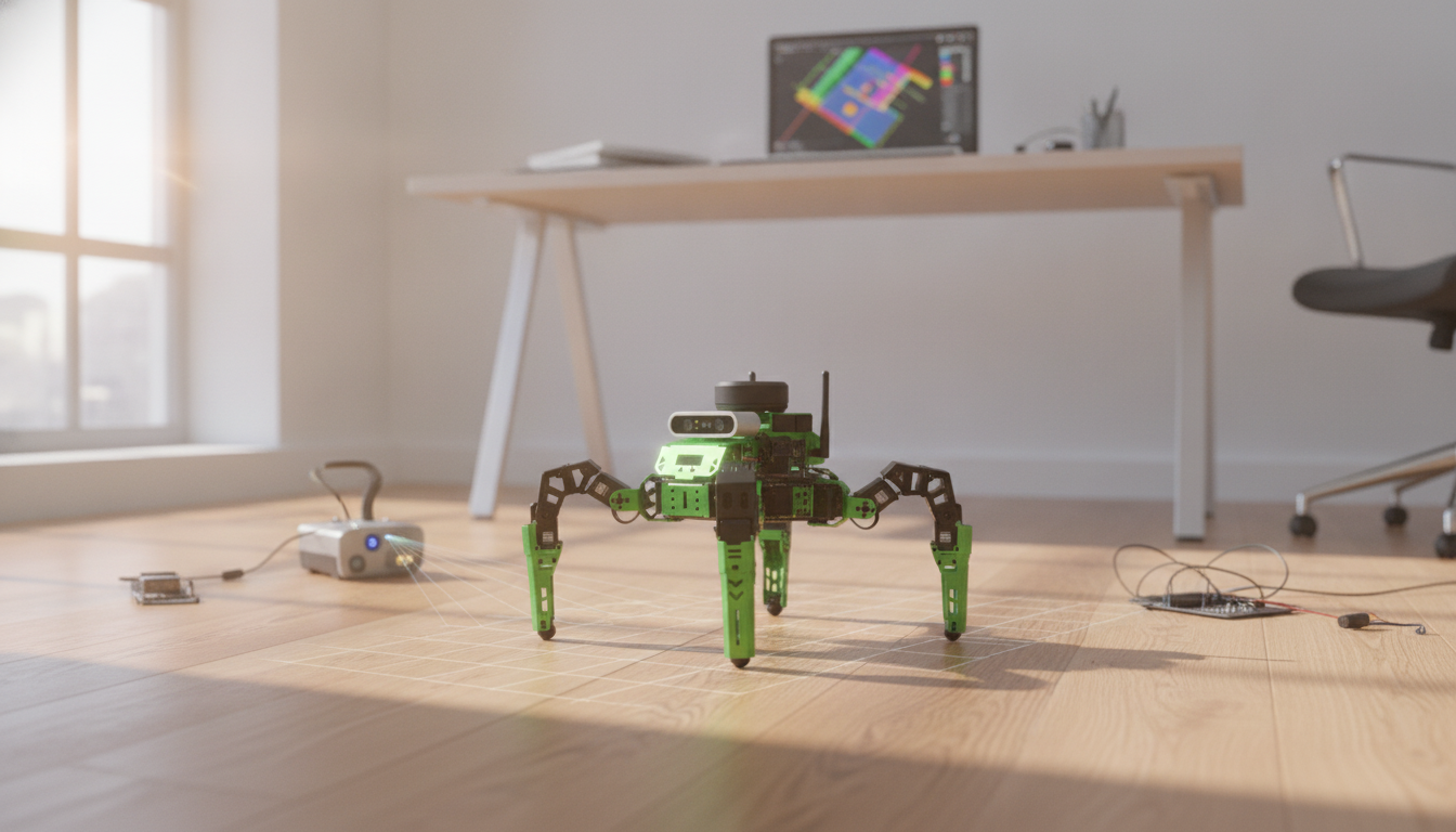 JetHexa ROS Hexapod: Jetson Nano SLAM & Navigation