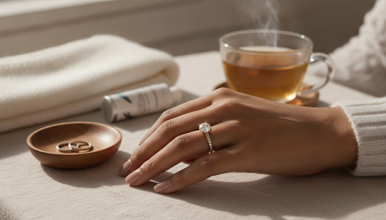 White CZ Ring for Everyday Wear: Style, Fit & Care