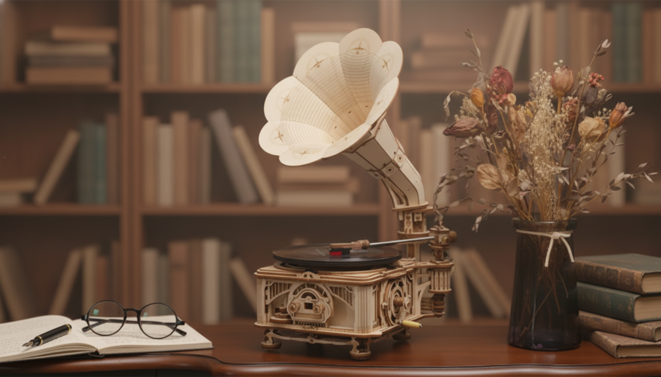 DIY Hand Crank Gramophone Explained: Gears, Stylus, Sound