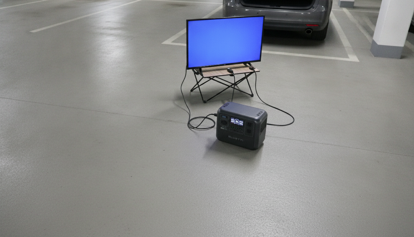 1000W Power Station TV Runtime: Hours by TV Wattage