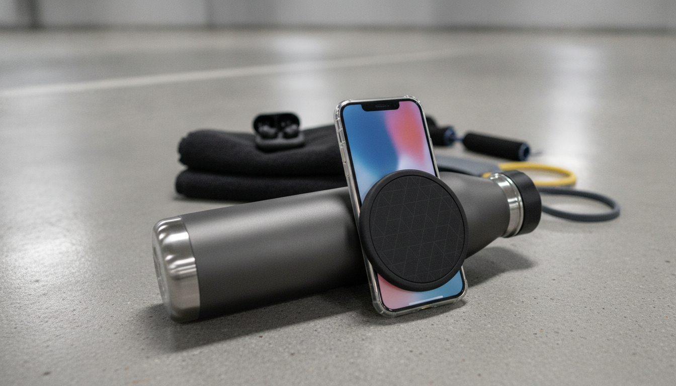Gym Water Bottles With Magnetic Phone Holders (MagSafe)