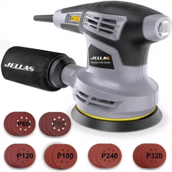 5-Inch Orbital Sander Kit: Grits, Swirl-Free Sanding