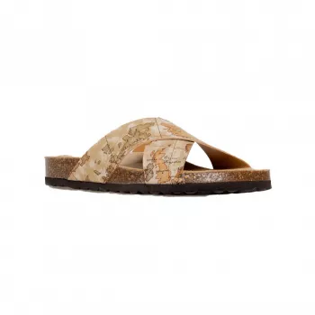 Beige Alviero Martini Prima Classe Men’s Textile Shoes