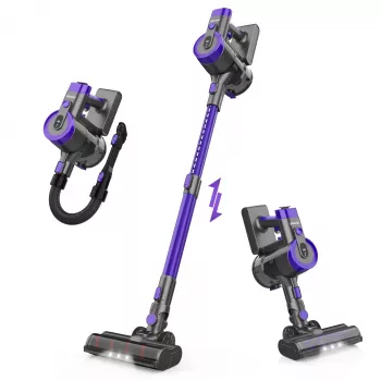 V90 Ultra-Light Cordless Stick Vacuum: 28KPa 6-in-1