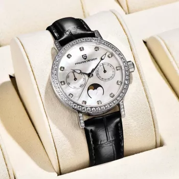 Sapphire Crystal Women’s Quartz Watch with Luminous Dial